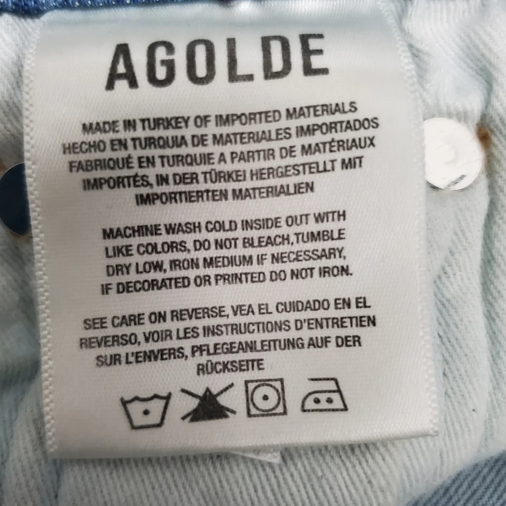 Agolde Swerve Toni Midrise Ankle Jeans 24 Waist